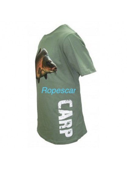 Tricou Carp T-Shirt Olive/Green XL - Zfish